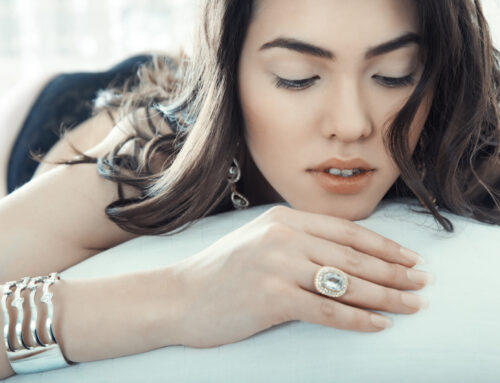 Ruby on Rose Accessories and Blue Gemstones